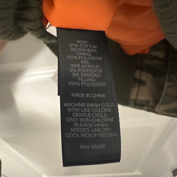 EXPRESS CAMO BOMBER JACKET MENS SIZE XS - Picture 4 of 4